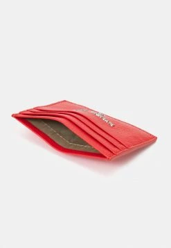 Patrizia Pepe ESSENTIALS CARD CASE - Wallet - Lipstick Red/silver-coloured -Patrizia Pepe Shop 5181d769862741a180c523d92772058b