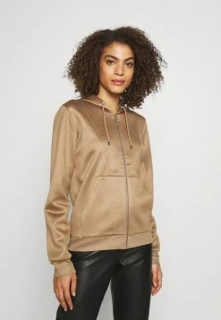 Patrizia Pepe FELPA - Zip-up Sweatshirt - Beige