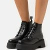 Patrizia Pepe Platform Ankle Boots - Black -Patrizia Pepe Shop 53321537abd64577b111f2a4b5763fe8