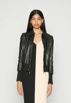 Patrizia Pepe GIUBBOTTO - Leather Jacket - Nero