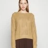 Patrizia Pepe MAGLIA - Jumper - Light Gold -Patrizia Pepe Shop 587d5212cab8414c8d0edb4c0c870cea