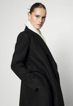 Patrizia Pepe CAPPOTTO COAT - Classic Coat - Nero -Patrizia Pepe Shop 5be6f140812b49b6bbfaa3fd9c975246
