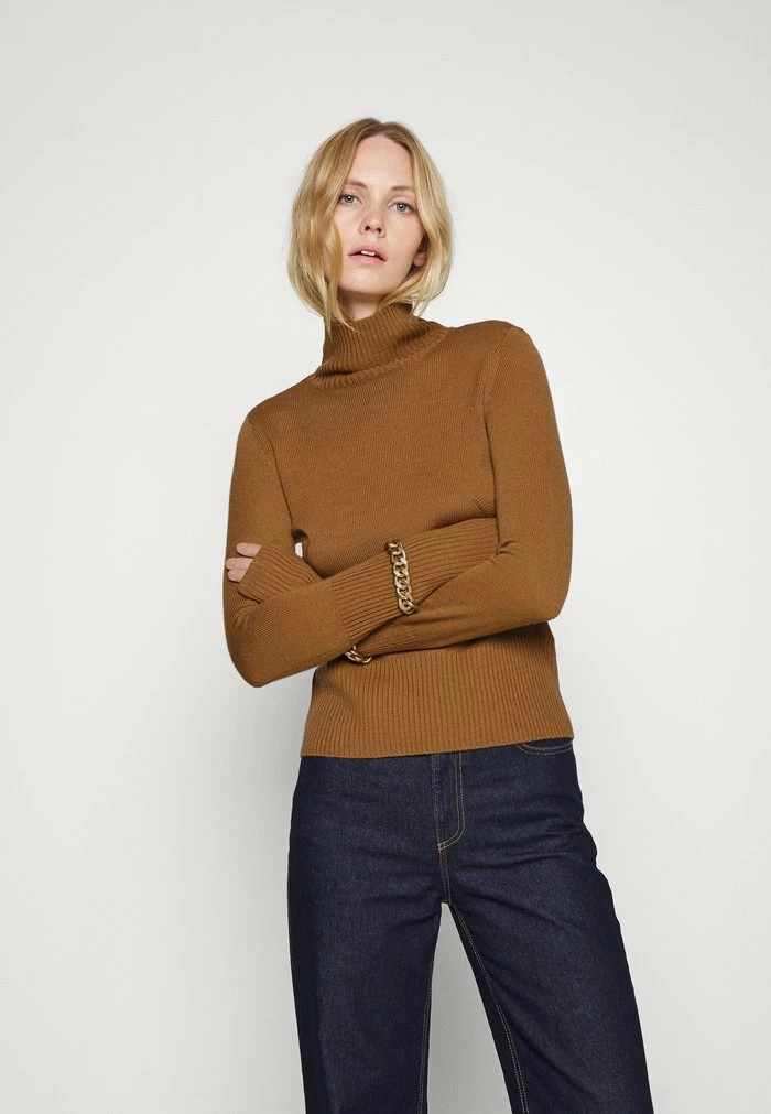 MAGLIA - Jumper - chipmunk brown Patrizia Pepe MAGLIA - Jumper - Chipmunk Brown -Patrizia Pepe Shop 5c060ef1e63047af86d38fd20c49ea93