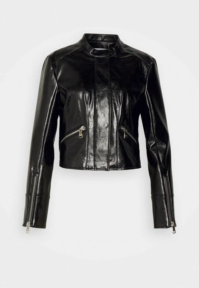 GIUBBOTTO JACKET - Leather jacket - nero Patrizia Pepe GIUBBOTTO JACKET - Leather Jacket - Nero -Patrizia Pepe Shop 5f69e190b45f4531b5af590d6eec86fd