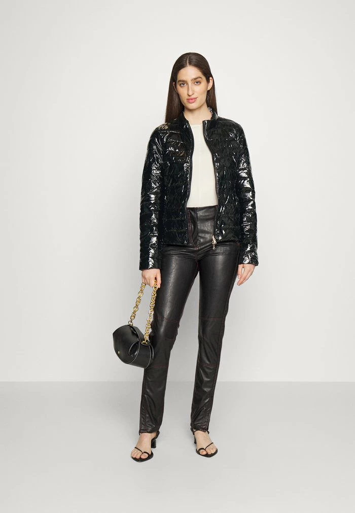 PIUMINO JACKET - Down jacket - shiny black/damier Patrizia Pepe PIUMINO JACKET - Down Jacket - Shiny Black/damier -Patrizia Pepe Shop 5fb73484316346f7b8b35e2df363ab0a