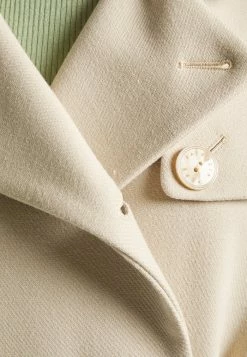 Patrizia Pepe Classic Coat - Ocean Sand -Patrizia Pepe Shop 60dd576e147a443eadd1cc09ab5f2db9