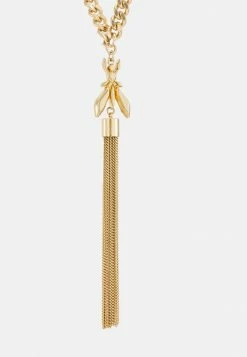 Patrizia Pepe FLY FRINGES NECKLACE - Necklace - Antique Gold-coloured -Patrizia Pepe Shop 6541d434e2614f64bfaa1cece994220a