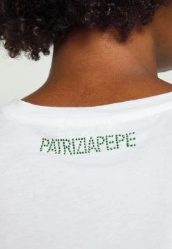 Patrizia Pepe Print T-shirt - Bianco Ottico -Patrizia Pepe Shop 65801866435641a19182cad69c580298