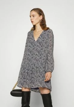 Patrizia Pepe ABITO DRESS - Day Dress - Black/white -Patrizia Pepe Shop 65ae9137a228453795aaaf005e80fa99