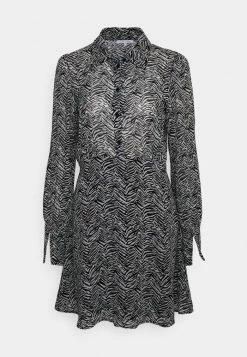 Patrizia Pepe ABITO DRESS - Day Dress - Black/white -Patrizia Pepe Shop 65d94d5abeff43c391f2657be92c4d9e