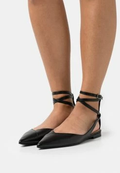 Patrizia Pepe Ankle Strap Ballet Pumps - Nero