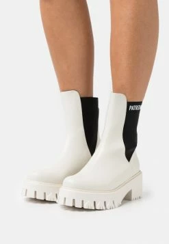 Patrizia Pepe Platform Ankle Boots - Ash Grey