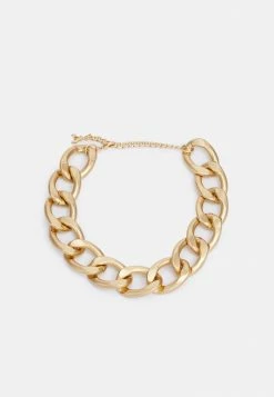 Patrizia Pepe MAXICHAIN NECKLACE - Necklace - Antique Gold-coloured