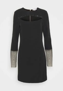 Patrizia Pepe ABITO DRESS - Shift Dress - Nero -Patrizia Pepe Shop 6fb4d08f7f644148aab5756c767e8e2a