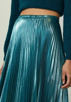 Patrizia Pepe GONNA - Pleated Skirt - Green -Patrizia Pepe Shop 70b0105dbea44267a1a38f91b096dadb