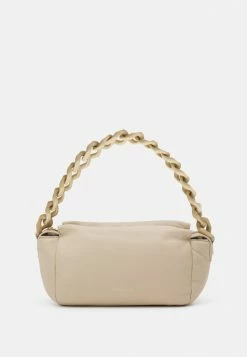Patrizia Pepe TOUCH MAXICHAIN SHOULDER - Handbag - Ocean Sand