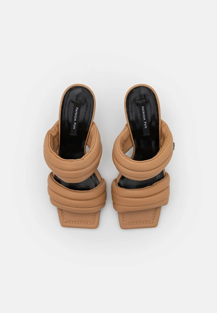 Heeled mules - deep ocean/sand Patrizia Pepe Heeled Mules - Deep Ocean/sand -Patrizia Pepe Shop 75bdd9c018d54692be8475f8abfc72e9