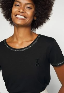 Patrizia Pepe Print T-shirt - Nero -Patrizia Pepe Shop 7858a2025a7e448693a220e1f6b600d3