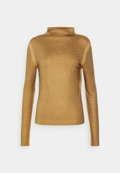 Patrizia Pepe MAGLIA TOP - Long Sleeved Top - Chipmunk Brown -Patrizia Pepe Shop 78b9ad757ce94b4395ca3bbb3cfcb009