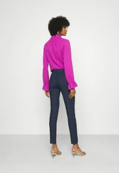 Patrizia Pepe PANTALONI TROUSERS - Trousers - Navy -Patrizia Pepe Shop 7c4632c80b2041c58df81bf319a724dc