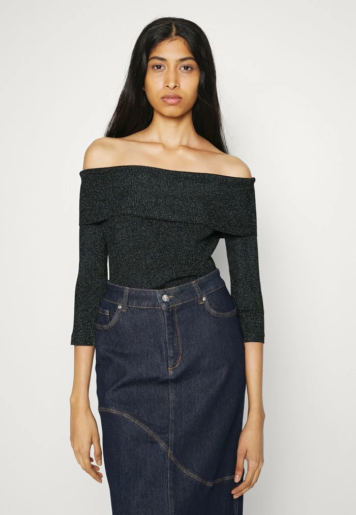 MAGLIA - Jumper - nero lurex Patrizia Pepe MAGLIA - Jumper - Nero Lurex -Patrizia Pepe Shop 7c4849f88ac04af49f2f495d182d6057