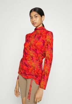 Patrizia Pepe MAGLIA - Long Sleeved Top - Orange Kaleidoscopia