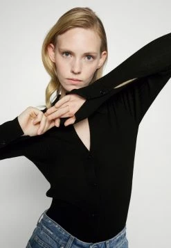 Patrizia Pepe Cardigan - Black -Patrizia Pepe Shop 7e6cbca4cffb4352be42a41971e80efc