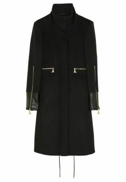 Patrizia Pepe Classic Coat - Black -Patrizia Pepe Shop 8318d3e54108443aa3ce57585e018ed0