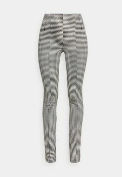 Patrizia Pepe PANTS - Trousers - Black/white -Patrizia Pepe Shop 83d52ede15cd4839b7ae24980bcf8b59