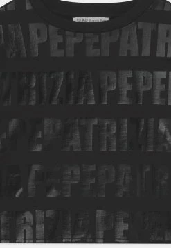 Patrizia Pepe LOGO ALLOVER - Sweatshirt - Black -Patrizia Pepe Shop 880195b28c76447bb3dcb9715d5fd984