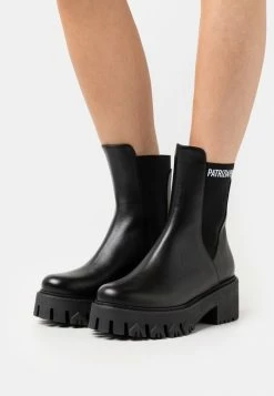 Patrizia Pepe Platform Ankle Boots - Black