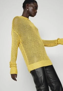 Patrizia Pepe MAGLIA - Jumper - Gold -Patrizia Pepe Shop 8d55b0c5d8f44b6d86594a7ba9e27992