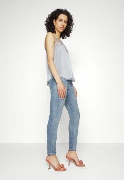 Patrizia Pepe PANTALONI TROUSERS - Jeans Skinny Fit - Blue Denim -Patrizia Pepe Shop 8ef74ebc61124692bb421ff773029910