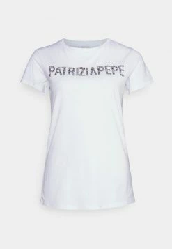 Patrizia Pepe MAGLIA - Print T-shirt - Bianco Ottico -Patrizia Pepe Shop 8f3e9f60fd6345aabe6e294d8142352c