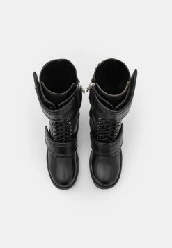 Patrizia Pepe Lace-up Boots - Nero -Patrizia Pepe Shop 8ff860ae68394d7ba32261fdd08f7764