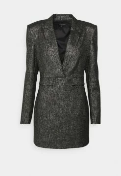 Patrizia Pepe ABITO DRESS - Cocktail Dress / Party Dress - Nero/lurex Argento -Patrizia Pepe Shop 98ce3405be9642ca89c4a2bf83278093