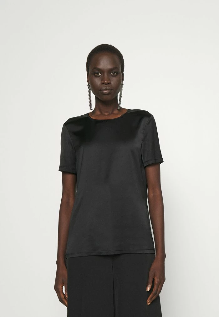 CAMICIA BLOUSE - Basic T-shirt - nero Patrizia Pepe CAMICIA BLOUSE - Basic T-shirt - Nero -Patrizia Pepe Shop 9b80e992bb9046c0a75487056f89f5cb