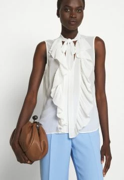 Patrizia Pepe CAMICIA - Blouse - Bianco 5 Patrizia Pepe CAMICIA - Blouse - Bianco -Patrizia Pepe Shop 9cfe5d90552a475d8f066b78f5b9d89b