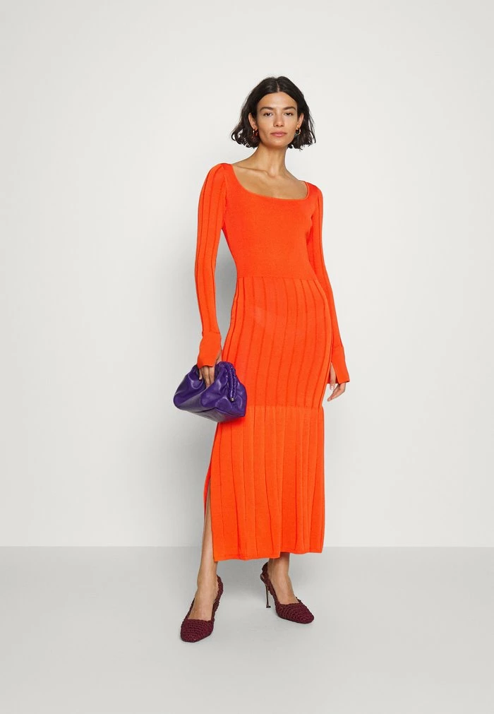 ABITO DRESS - Jumper dress - bright orange Patrizia Pepe ABITO DRESS - Jumper Dress - Bright Orange -Patrizia Pepe Shop a1b8b68cb281417a954dbd4cacda36ec