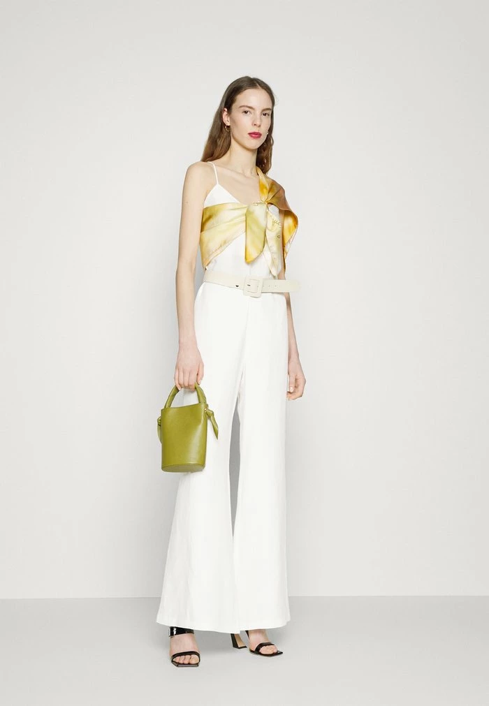 TUTA SUITPANTS LIGHT - Jumpsuit - sand/white Patrizia Pepe TUTA SUITPANTS LIGHT - Jumpsuit - Sand/white -Patrizia Pepe Shop a3e6756176d74b9bad767c85073b8c97