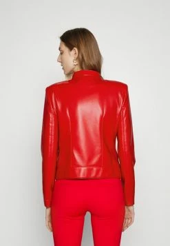 Patrizia Pepe GIUBBOTTO JACKET - Leather Jacket - Samourai Red -Patrizia Pepe Shop a54fc4fbeff14baa93b7309986dfe703