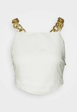 Patrizia Pepe ASPETTO GENERIC - Top - Sand White -Patrizia Pepe Shop a932beca63574ec182313a34e6d8d741