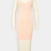 Patrizia Pepe ABITO DRESS - Jumper Dress - Skin/orange Fluo 2 Patrizia Pepe ABITO DRESS - Jumper Dress - Skin/orange Fluo -Patrizia Pepe Shop a9763398b1c344b7b58084081087a17e