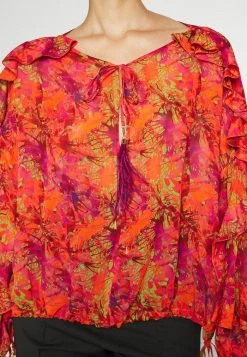 Patrizia Pepe CAMICIA BLOUSE - Blouse - Orange Kaleidoscopia 6 Patrizia Pepe CAMICIA BLOUSE - Blouse - Orange Kaleidoscopia -Patrizia Pepe Shop aa28e64d26d8400da686fcd3019eb21d