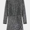 Patrizia Pepe ABITO PAILLETTES MINIME - Cocktail Dress / Party Dress - Silver-coloured -Patrizia Pepe Shop aa36f5c5e32d44f59706e1c34481678f
