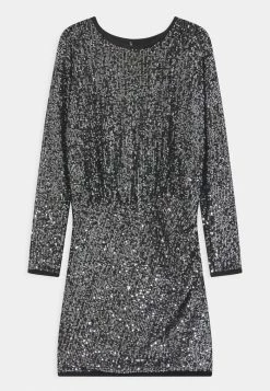 Patrizia Pepe ABITO PAILLETTES MINIME - Cocktail Dress / Party Dress - Silver-coloured