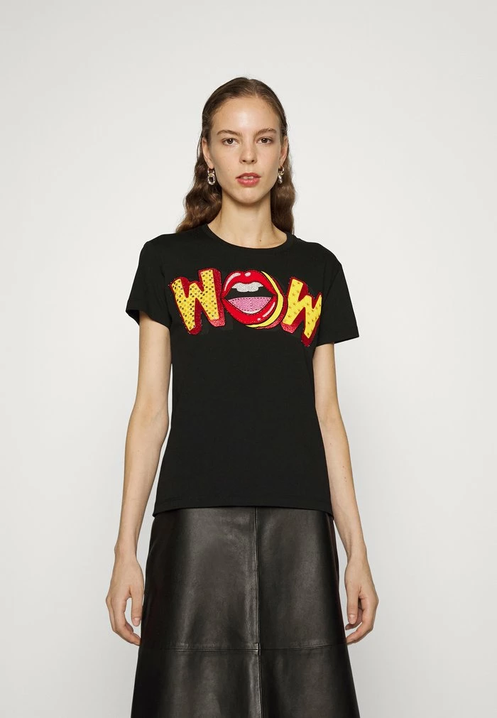 MAGLIA - Print T-shirt - nero Patrizia Pepe MAGLIA - Print T-shirt - Nero -Patrizia Pepe Shop aac0b912464544b9b9dba279f8ff522c