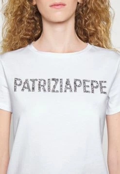 Patrizia Pepe MAGLIA - Print T-shirt - Bianco Ottico -Patrizia Pepe Shop b0b862e12b1242b091dcf0d721933406