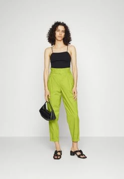 Patrizia Pepe PANTALONI TROUSERS - Trousers - Avocado Green -Patrizia Pepe Shop b0cad0d27aa44b7985cddaca354e536c