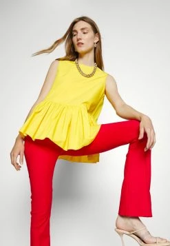 Patrizia Pepe PANTALONI TROUSERS - Trousers - Samourai Red -Patrizia Pepe Shop b12dc79182604045895cce269d84b7b3